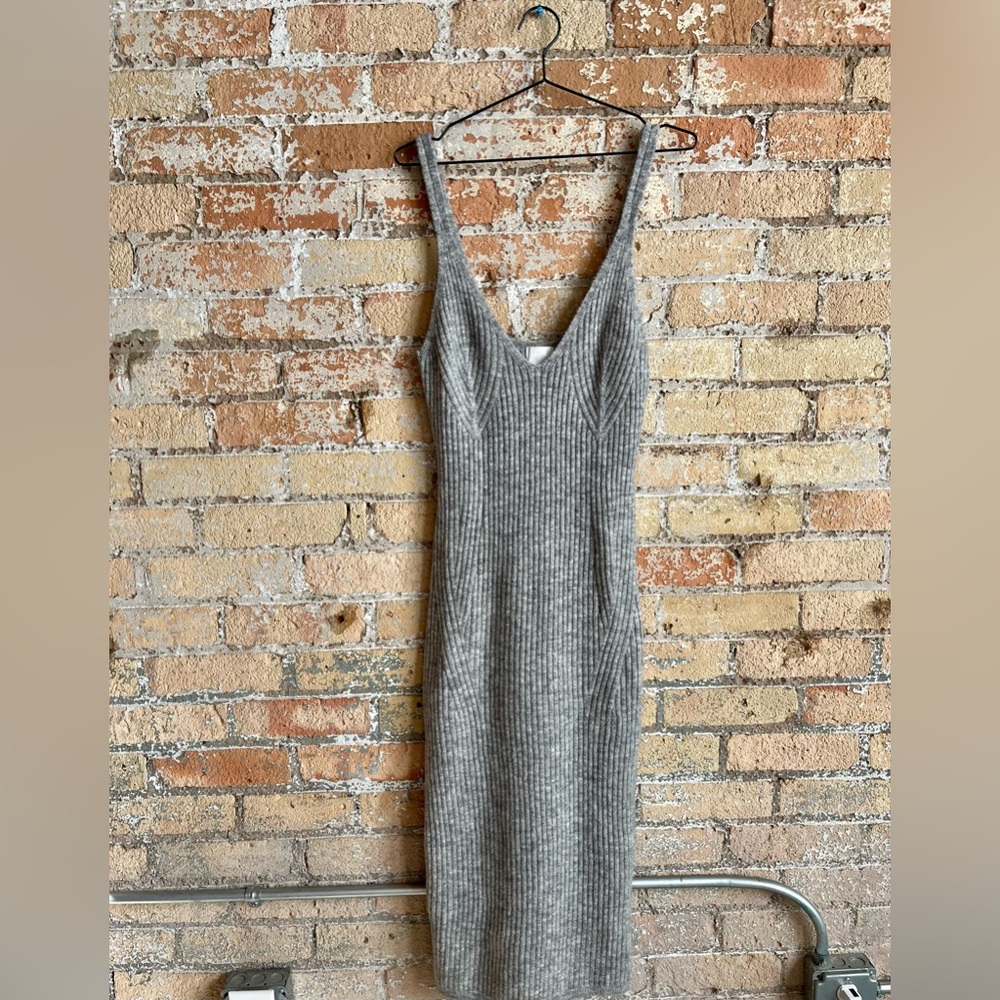 H&M rib-knit dress (NWOT).